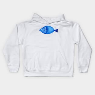 Blue fish Kids Hoodie